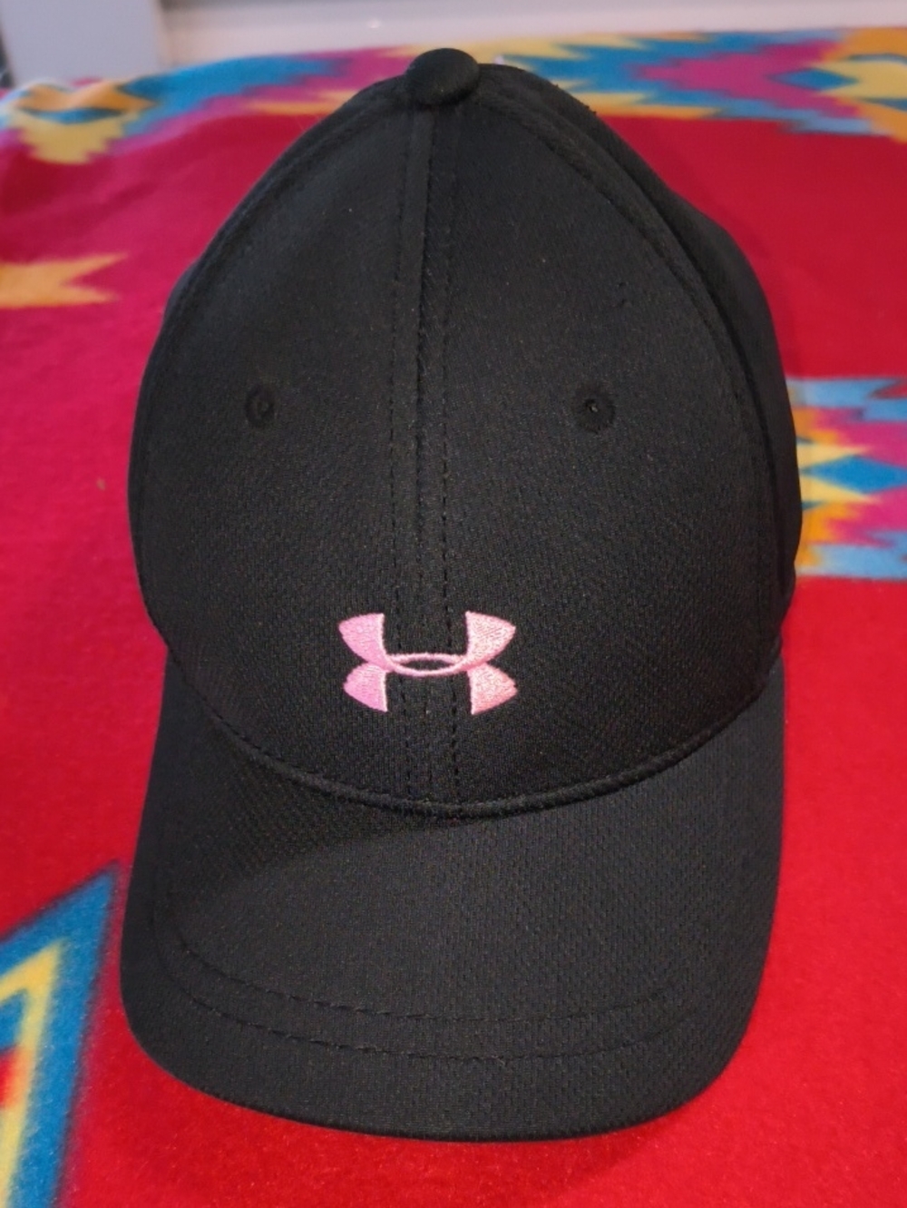 Under Armour Fighting Cancer Embroidered Logo Strapback Women's Hat Cap M